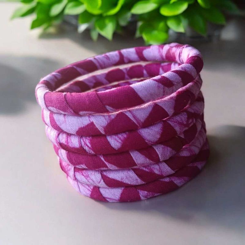 handmade fabrics bangles..
