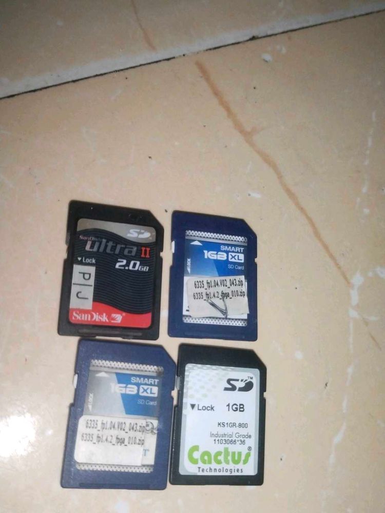 Vintage SD Card Lot