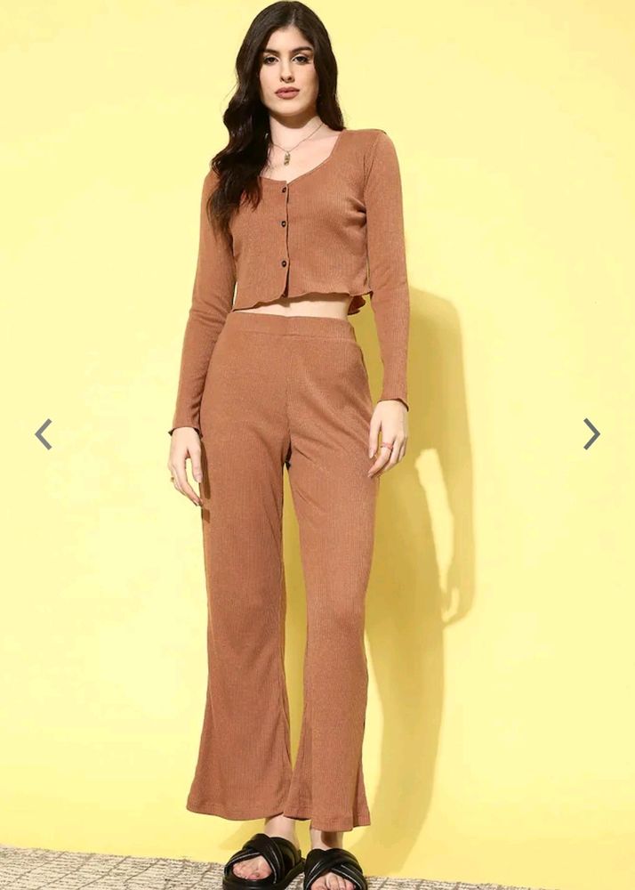 SATURDAYSALE. All About You Coord Set In Rust Brow