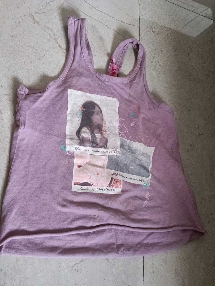 Lavender Sleeveless Top 4-6 Yrs