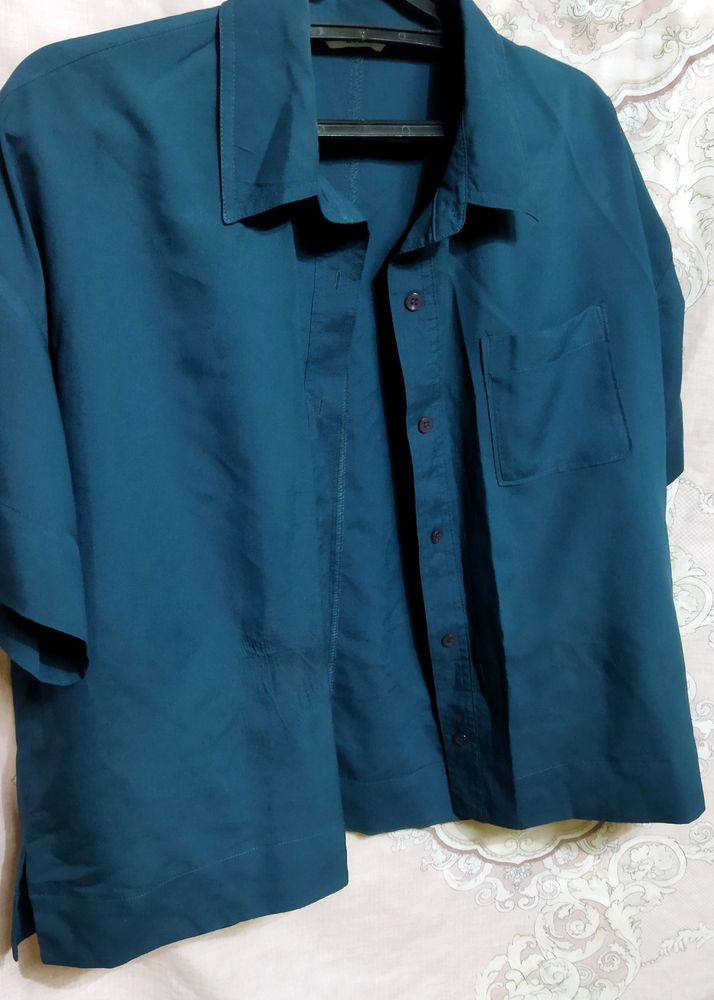 Green Oversized Shirt