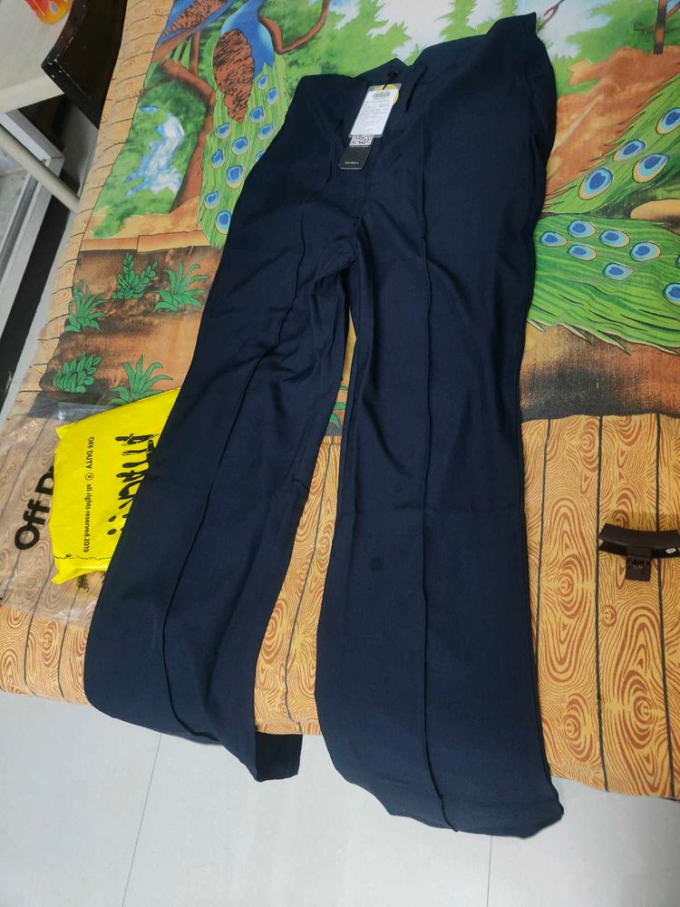 Off Duty Flared Blue Trousers (Unworn,New)