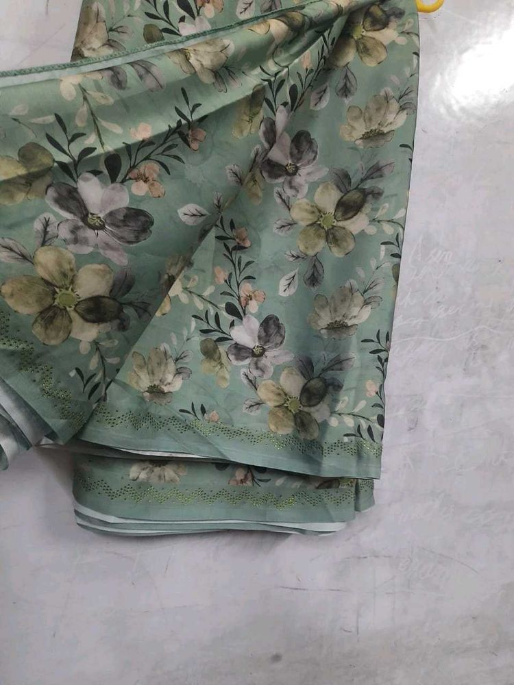 Floral Print Saree