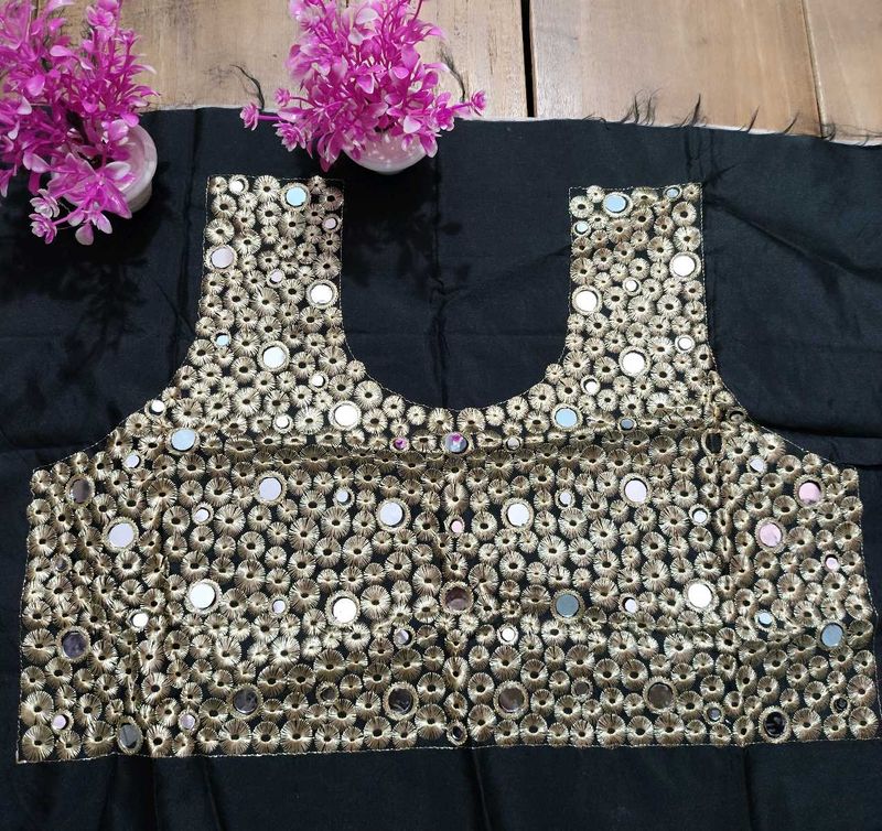 Embroidered Mirror Work Blouse
