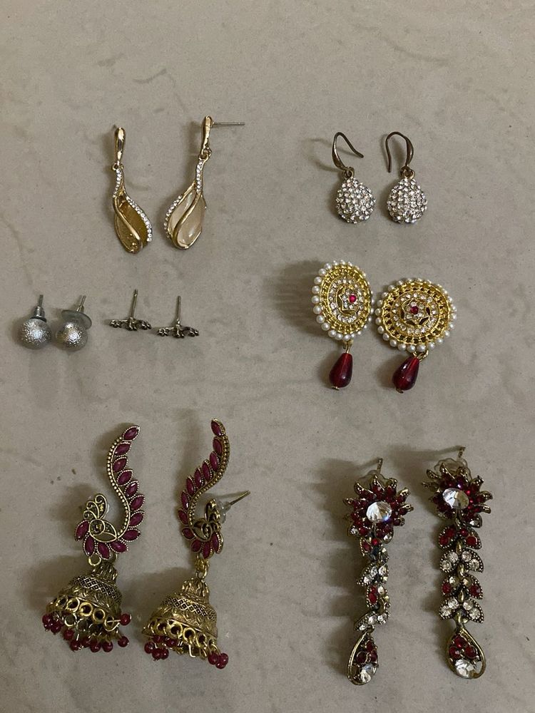 Collection of earings