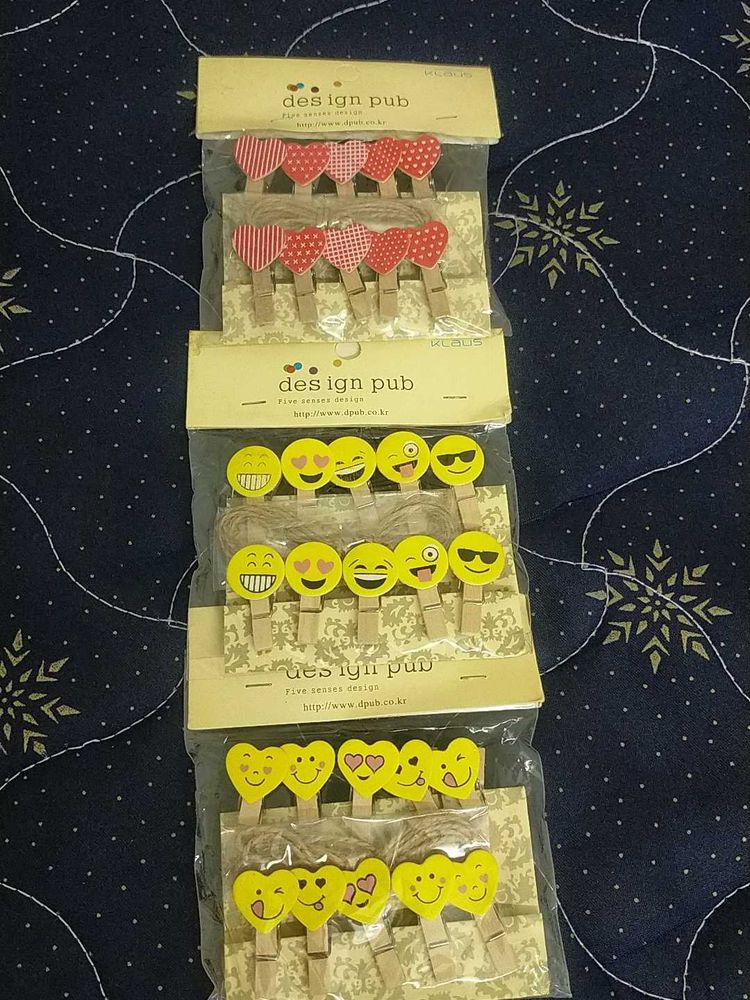 Cute Decorative Paperclips - Set of 3
