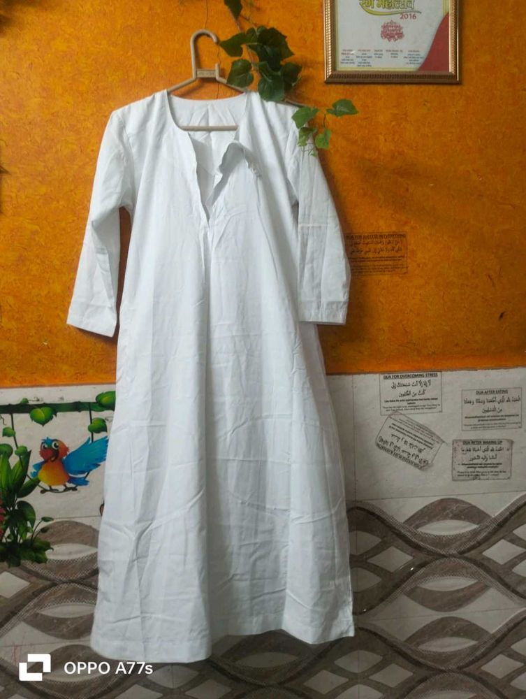 White Cotton Thobe/jhubba