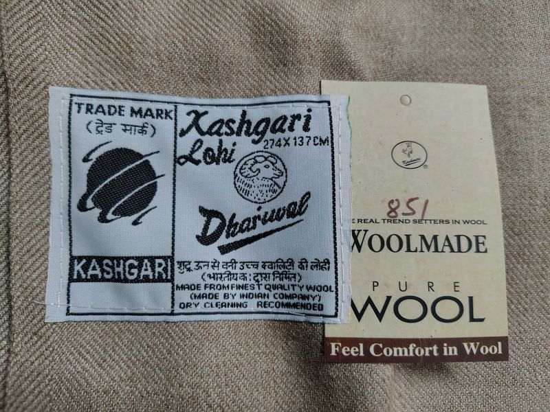 Kashgari Lohi Wool Shawl