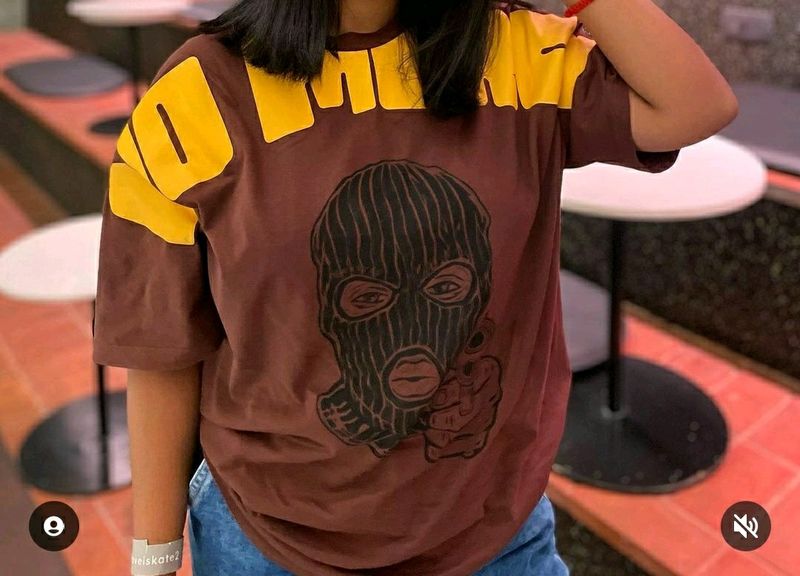 Unisex Bonkers No Mercy Brand New Oversized T Shirt
