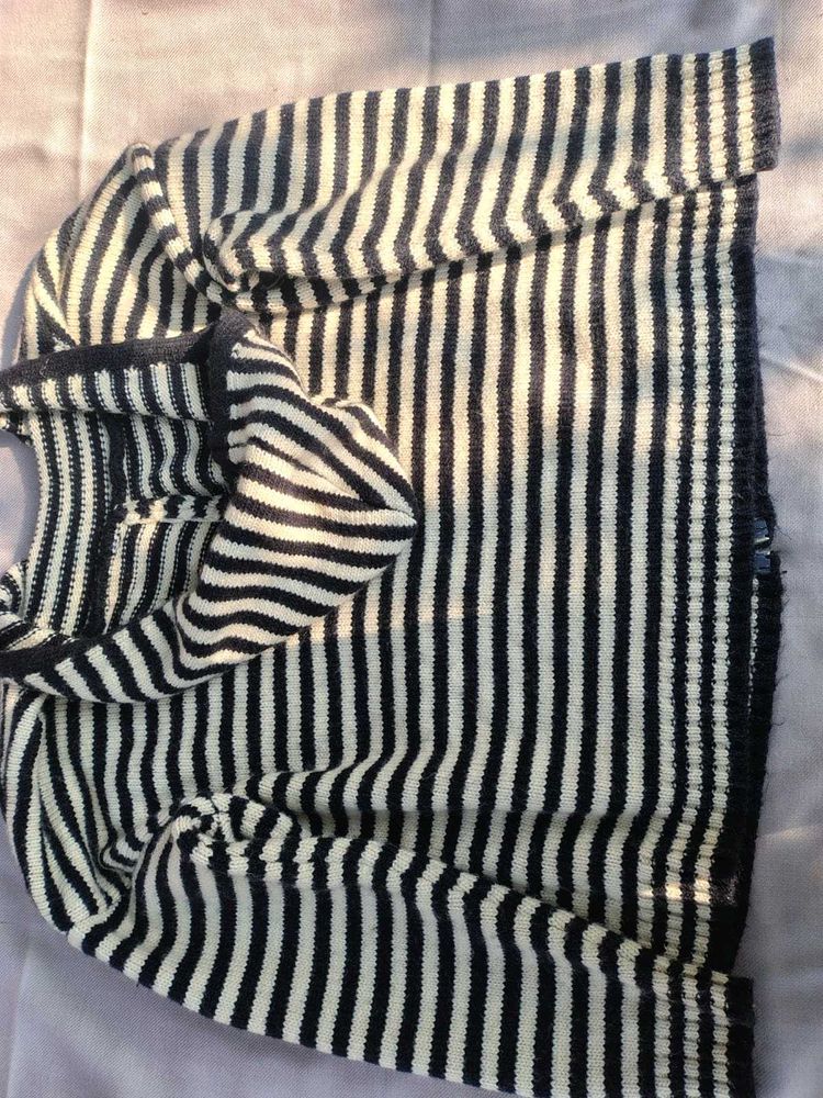 Striped Hooded Sweater