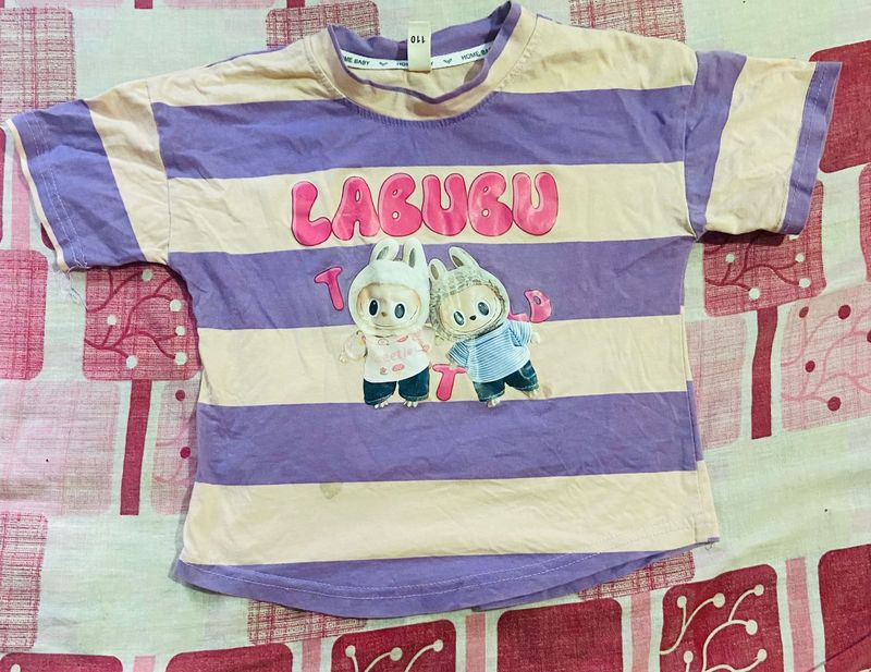 Labubu Tee - Kids With Free Shorts