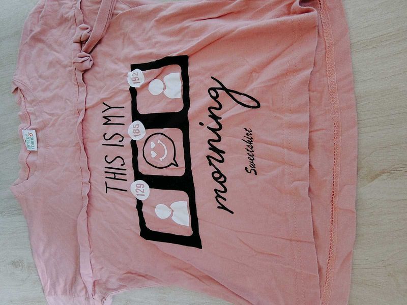 Pink &#39;This is my Morning&#39; Sweatshirt