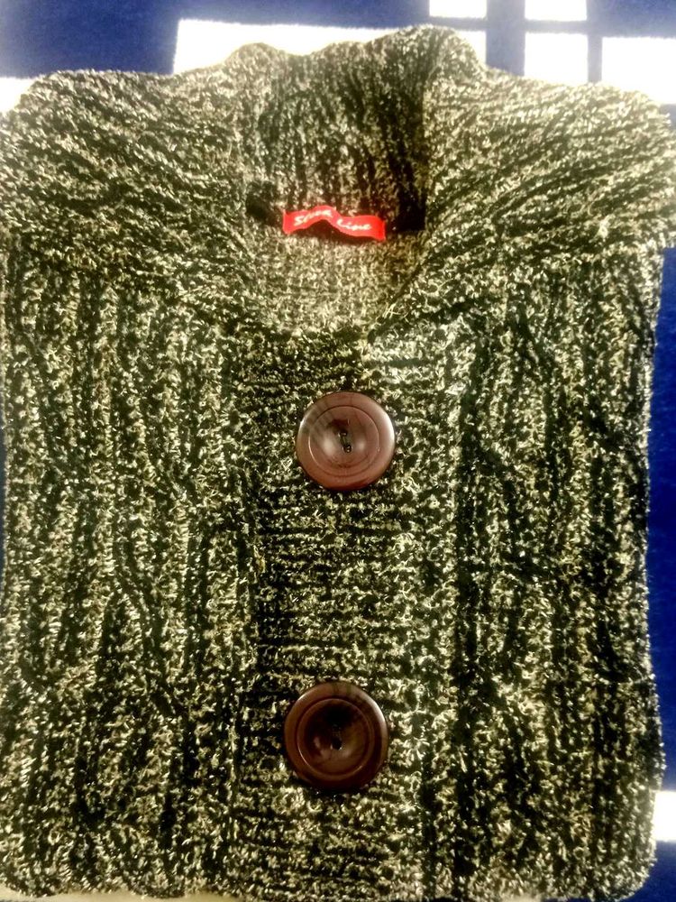 Cozy Knitted Button-Down Cardigan