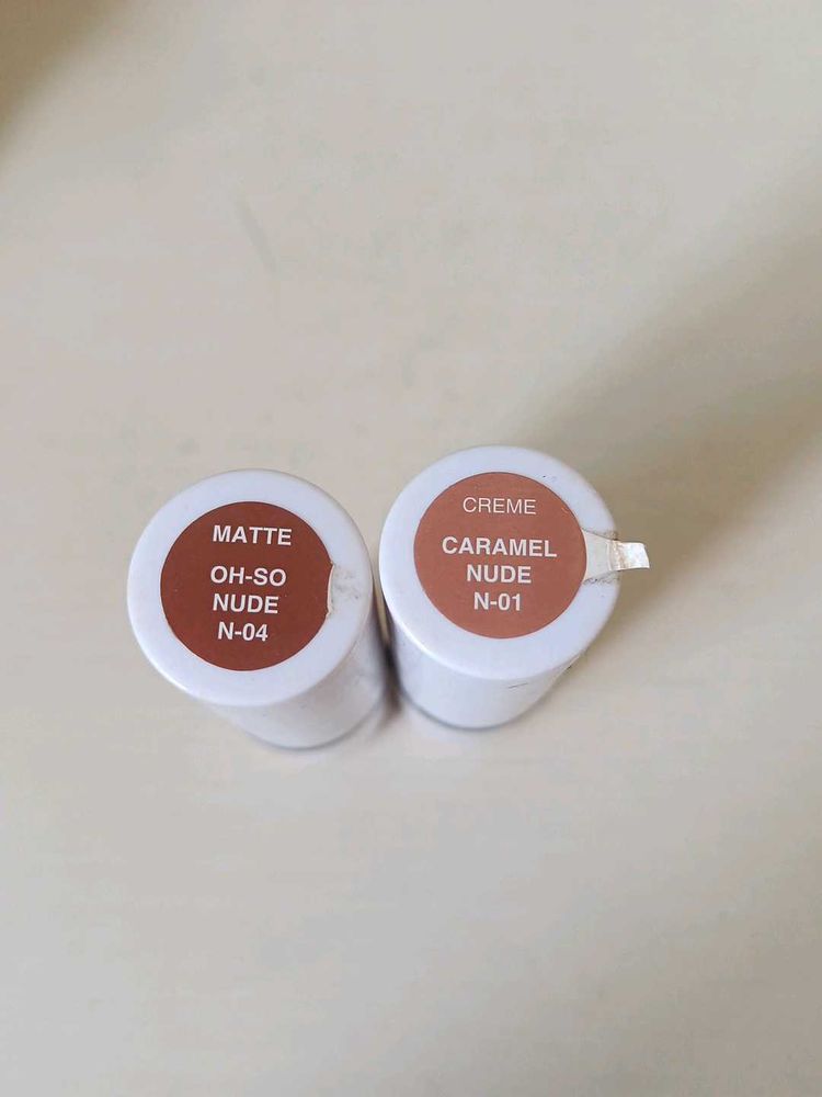 Two Nude Lipsticks