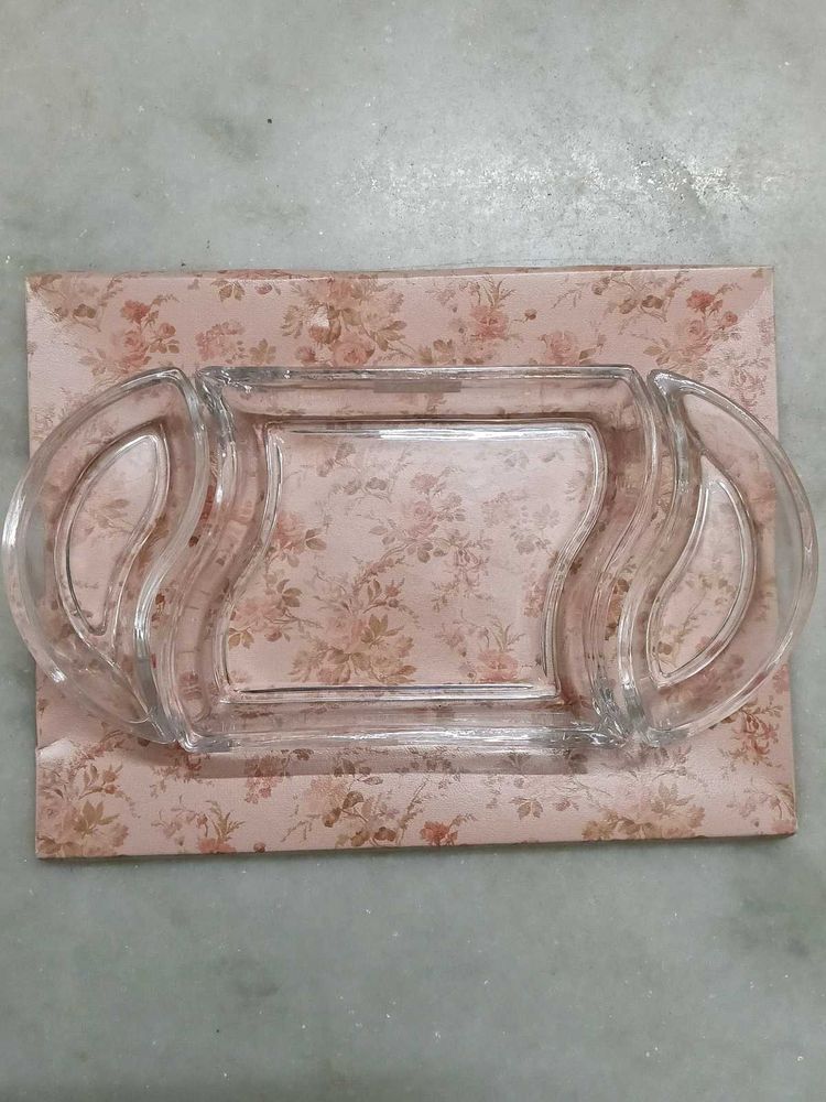 Elegant Clear Glass Tray