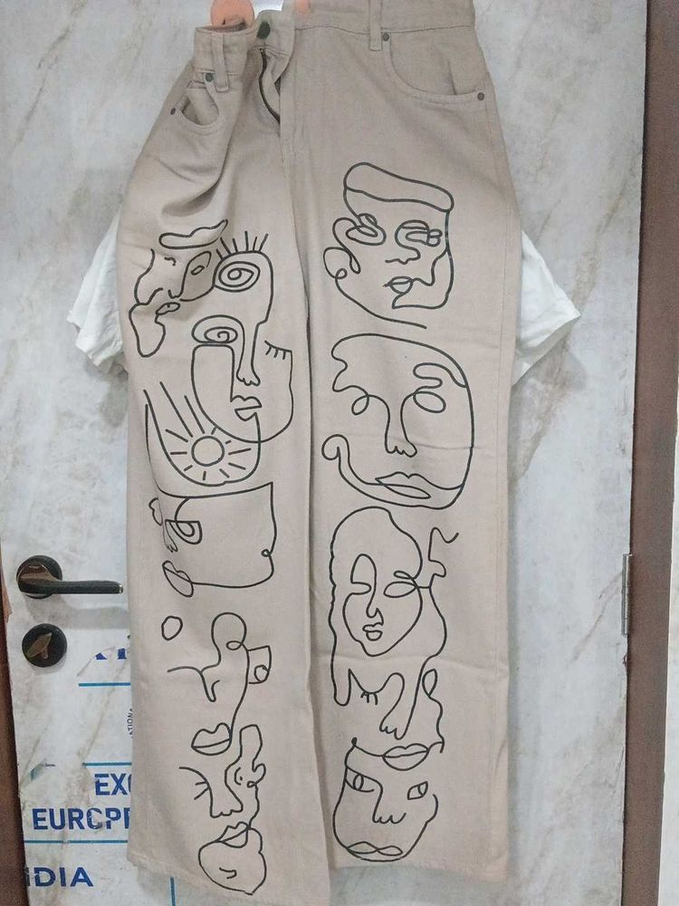 Abstract Art Jeans