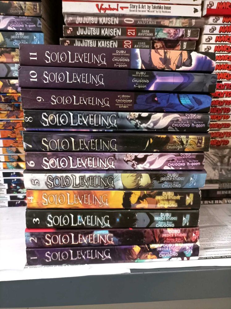 Korean Bestseller Solo Leveling Manga Set