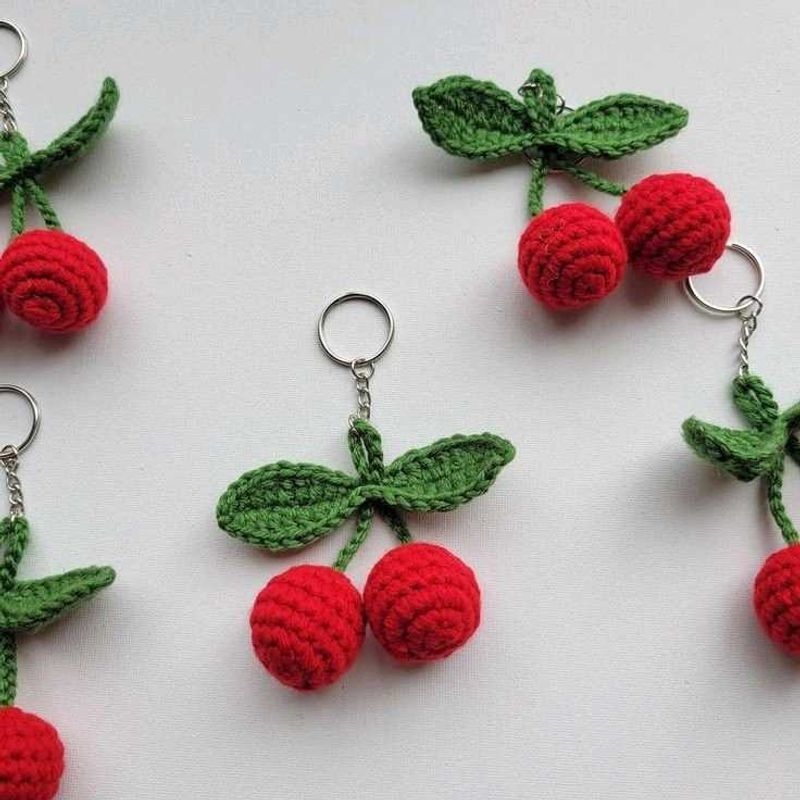 Cherry Keychain