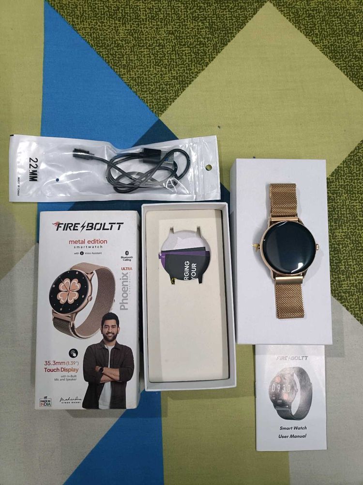 Elegant Rose Gold Smartwatch