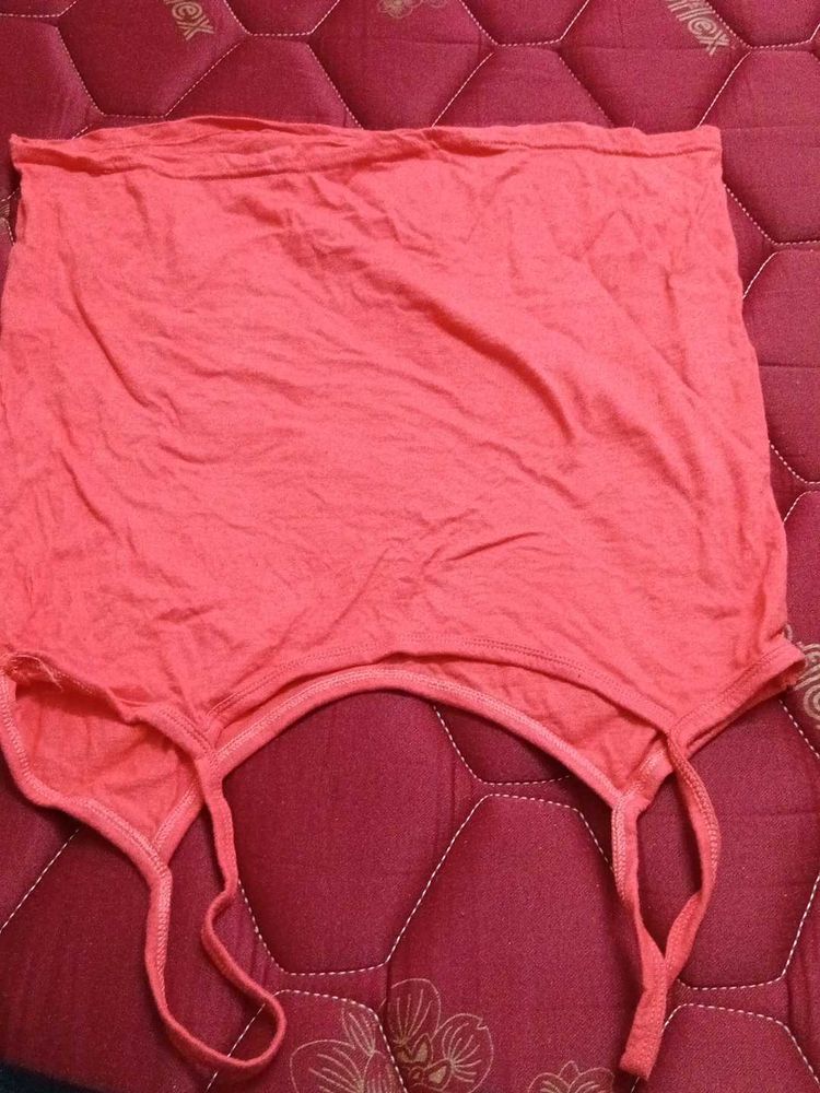 Pink Crop Top Spaghetti Strap