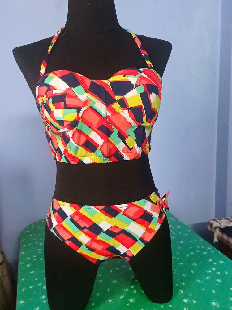 2Ps Corset Bikini Set.