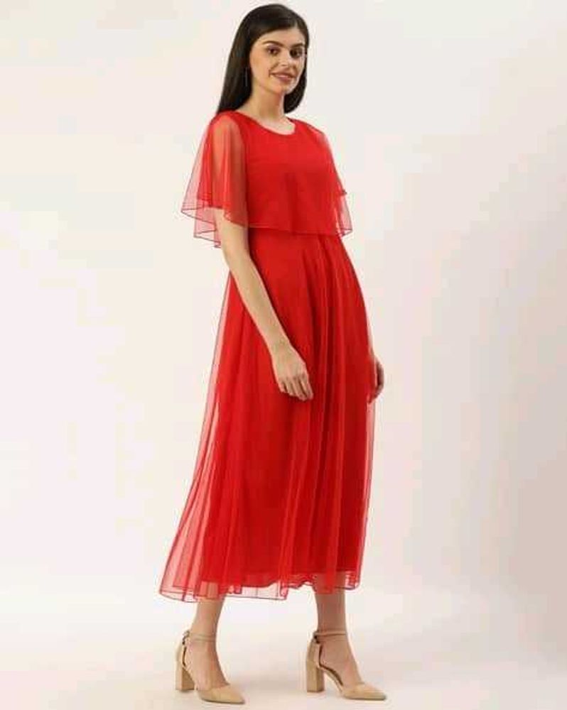 Red Midi Dress