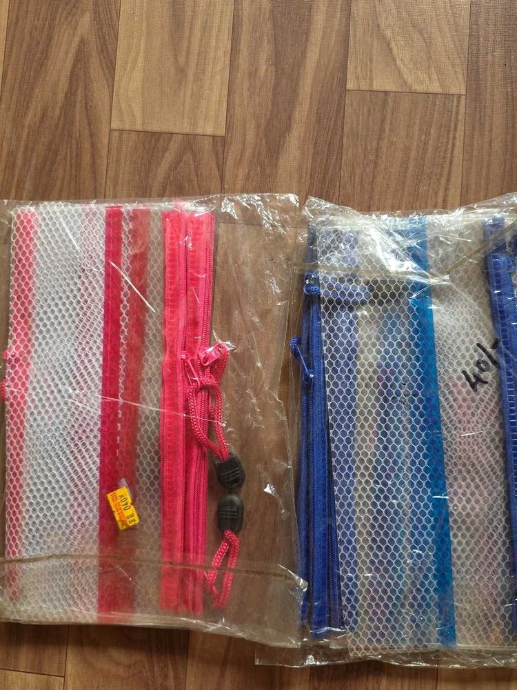 Mesh Zipper Pouches