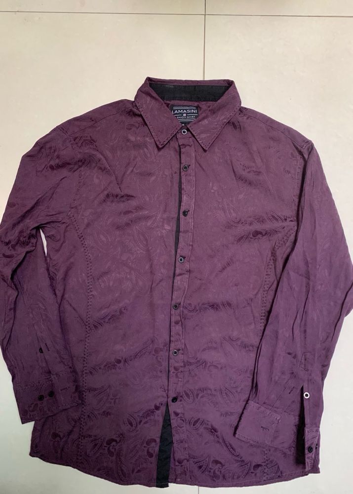 Lamasini premium Stylish Purple Shirt