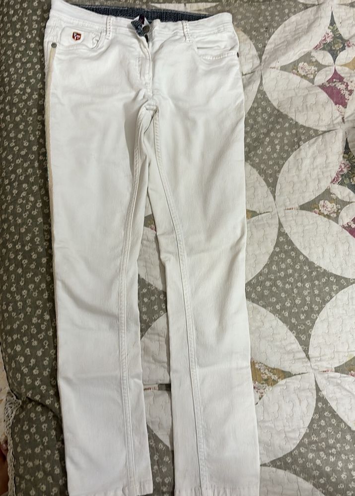 Denim White Party Jeans