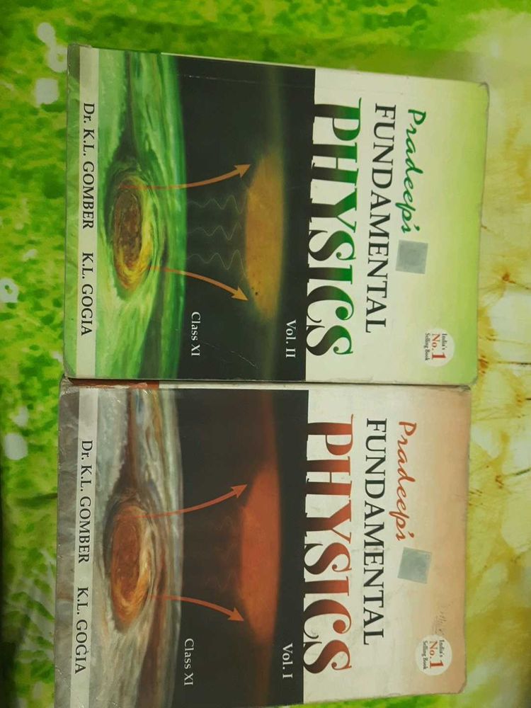 Pradeep Physics Class 11 Both Volume.