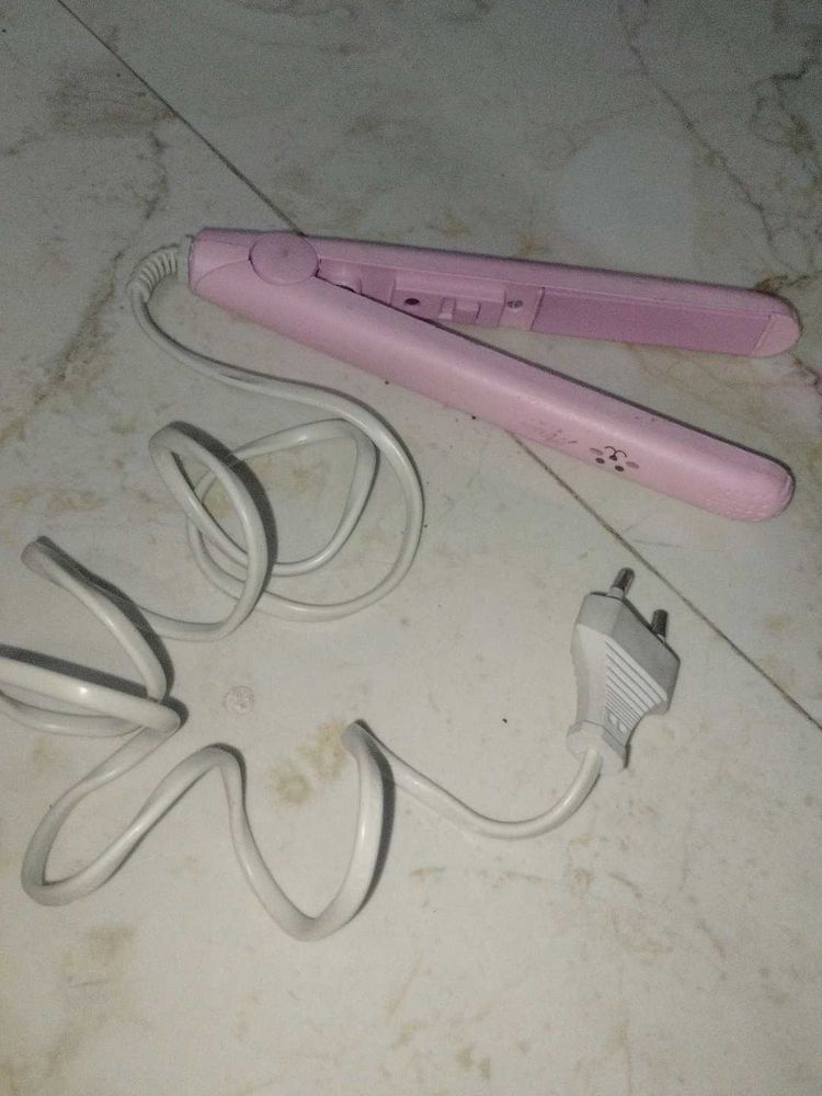 Pink Mini Hair Straightener