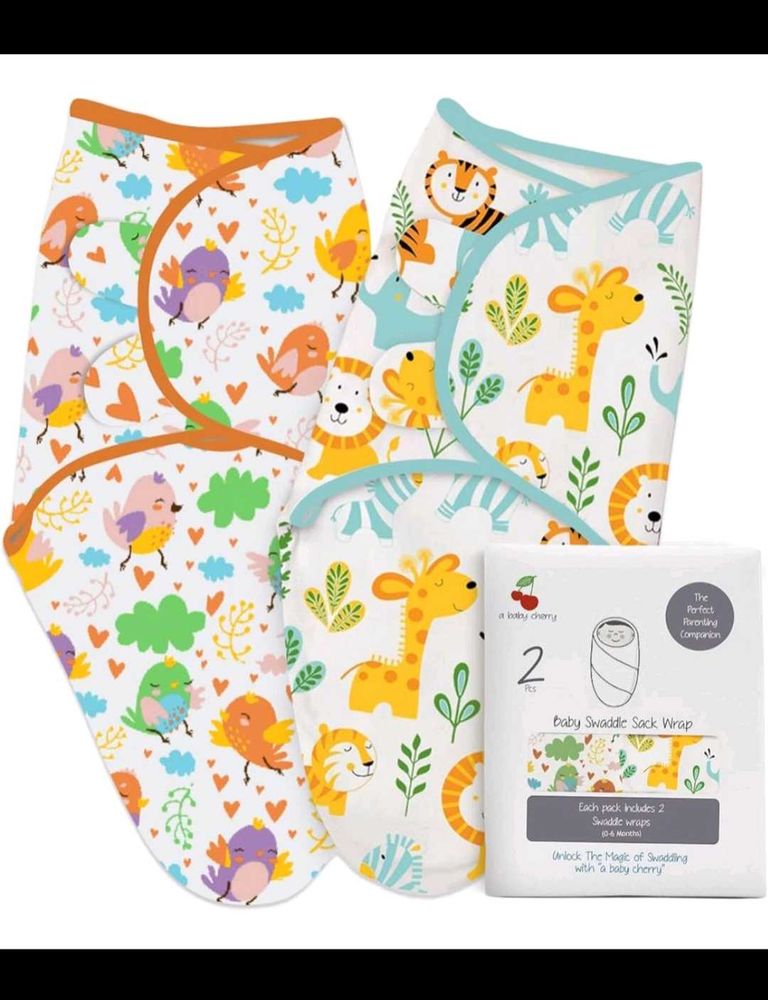 Baby Swaddle Wraps - 2 Pack