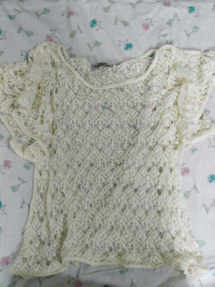 Zara Crochet Top