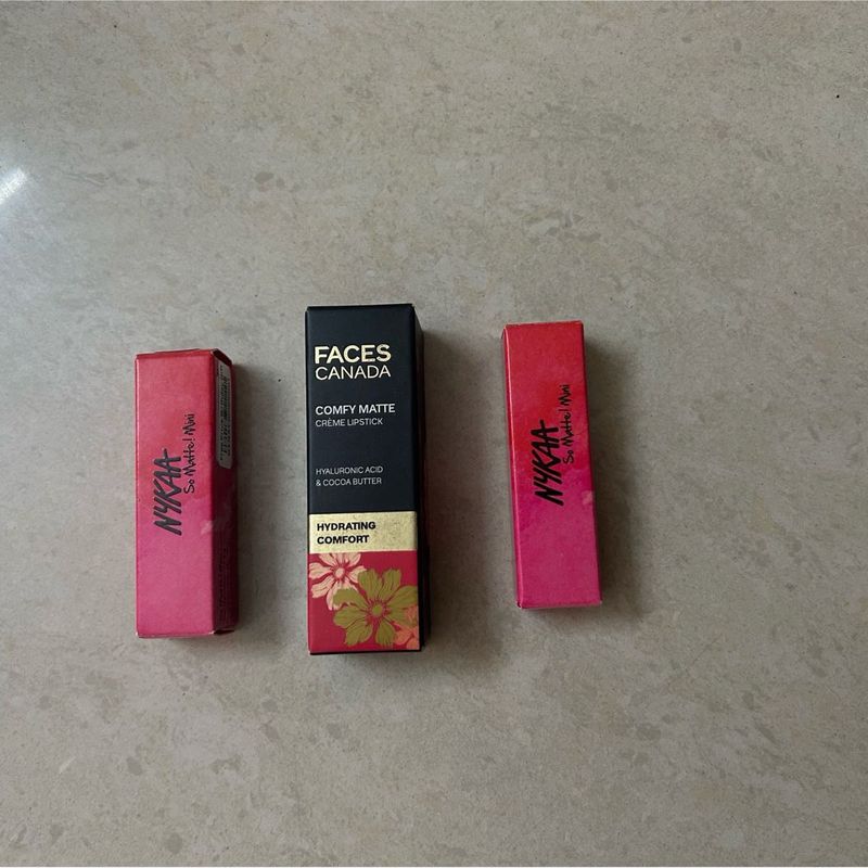 Nykaa + Faces Lipstick Combo