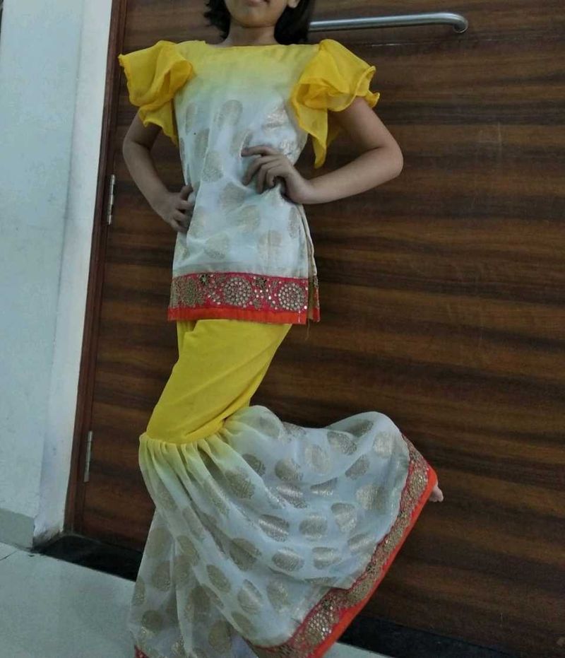 Boutique Design Shrara And Short Kurti ❤️