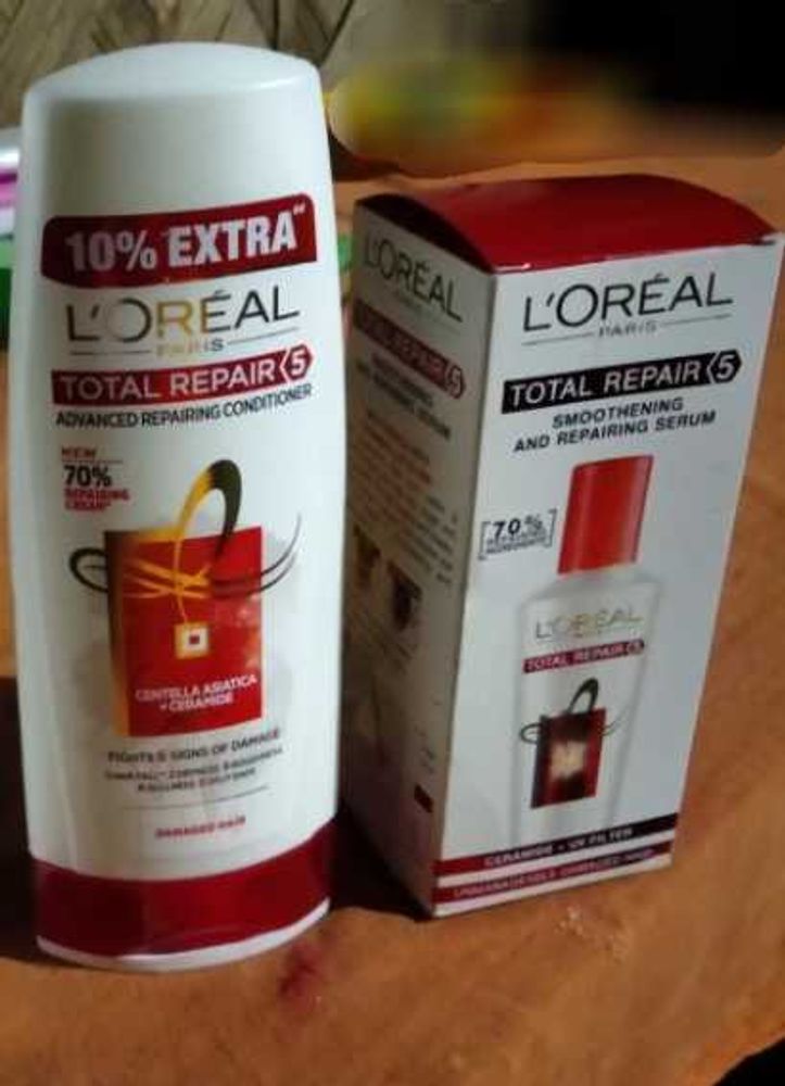 L&#39;Oreal Paris Total Repair 5 Conditioner &amp; Serum