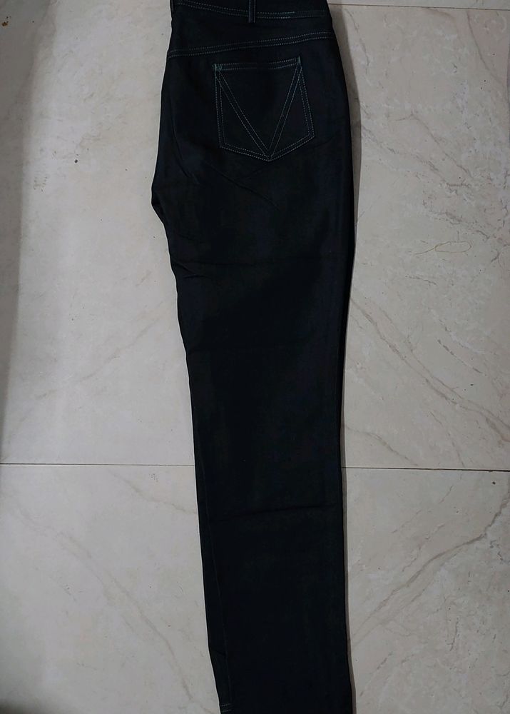 Black Skinny Denims-waist 34