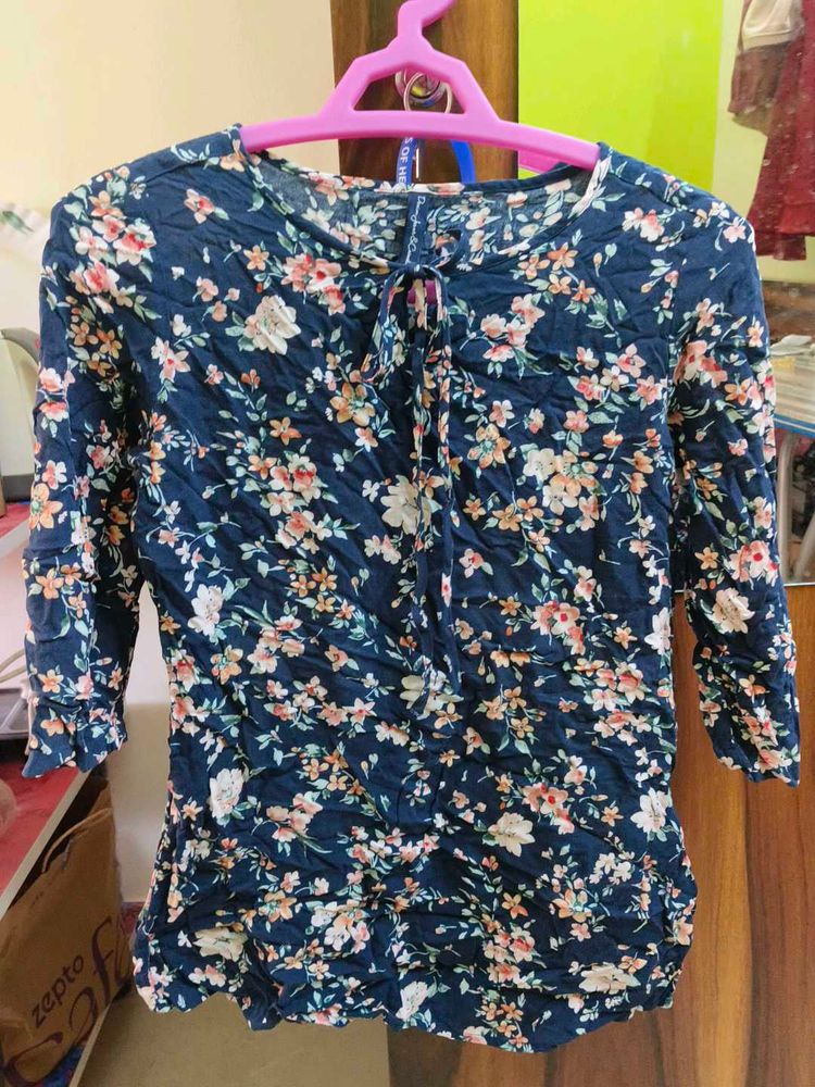 Floral Print Top