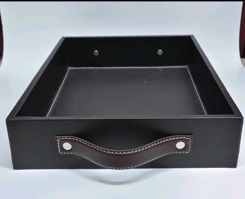 Leather Gift Hamper Tray (16*10 Inch)