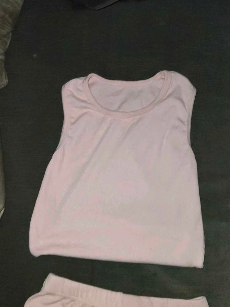 A baby pink gym set