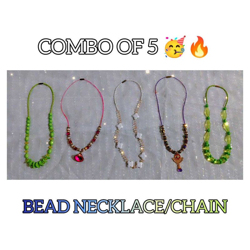 Beaded Necklace Set of 5