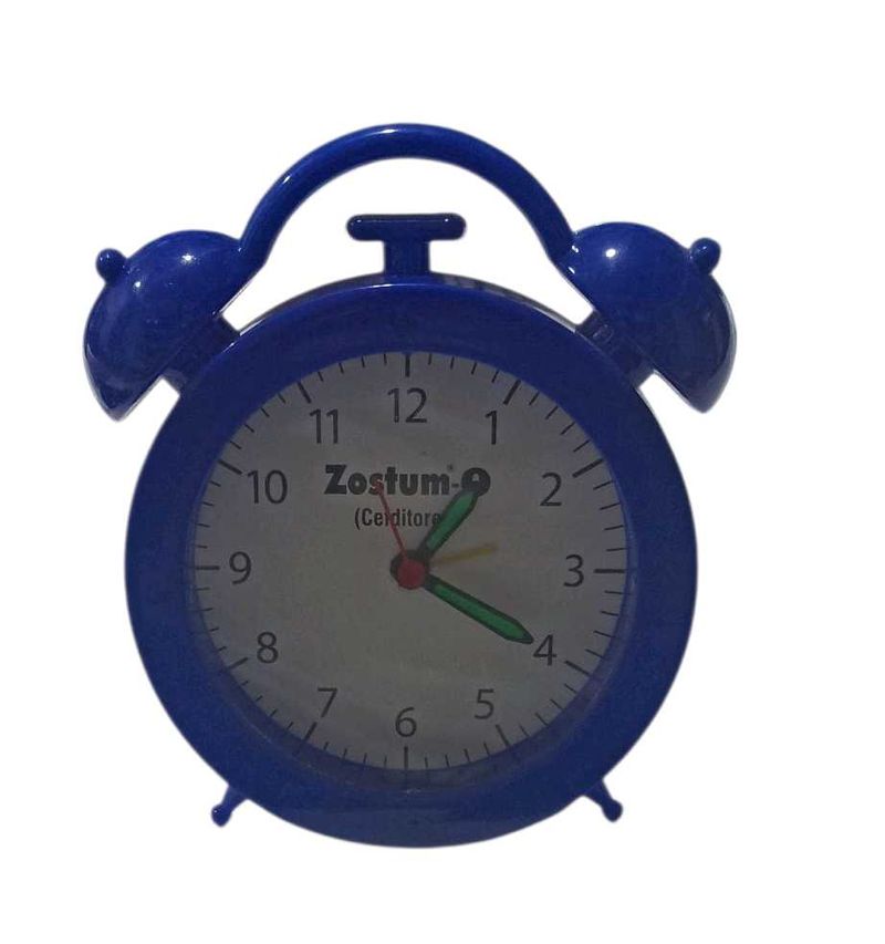 Blue Twin Bell Alarm Clock