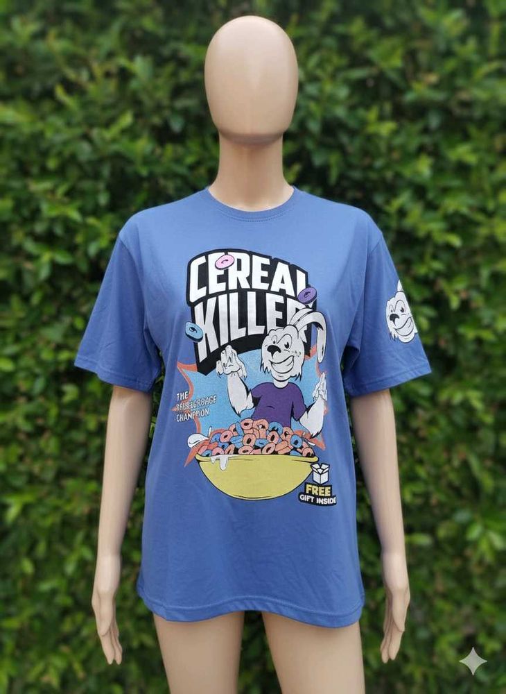 Cereal Killer Graphic Tee (oversized )