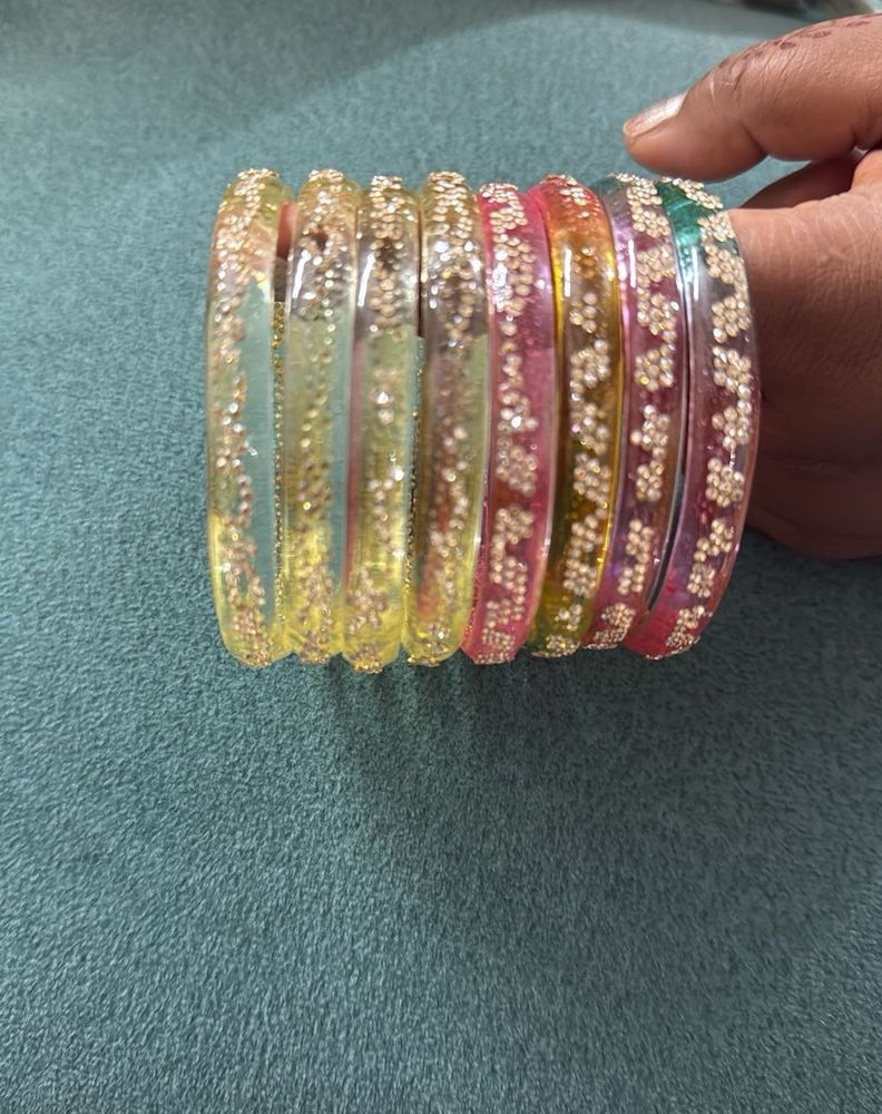 Sparkly Bangles - Set of 8
