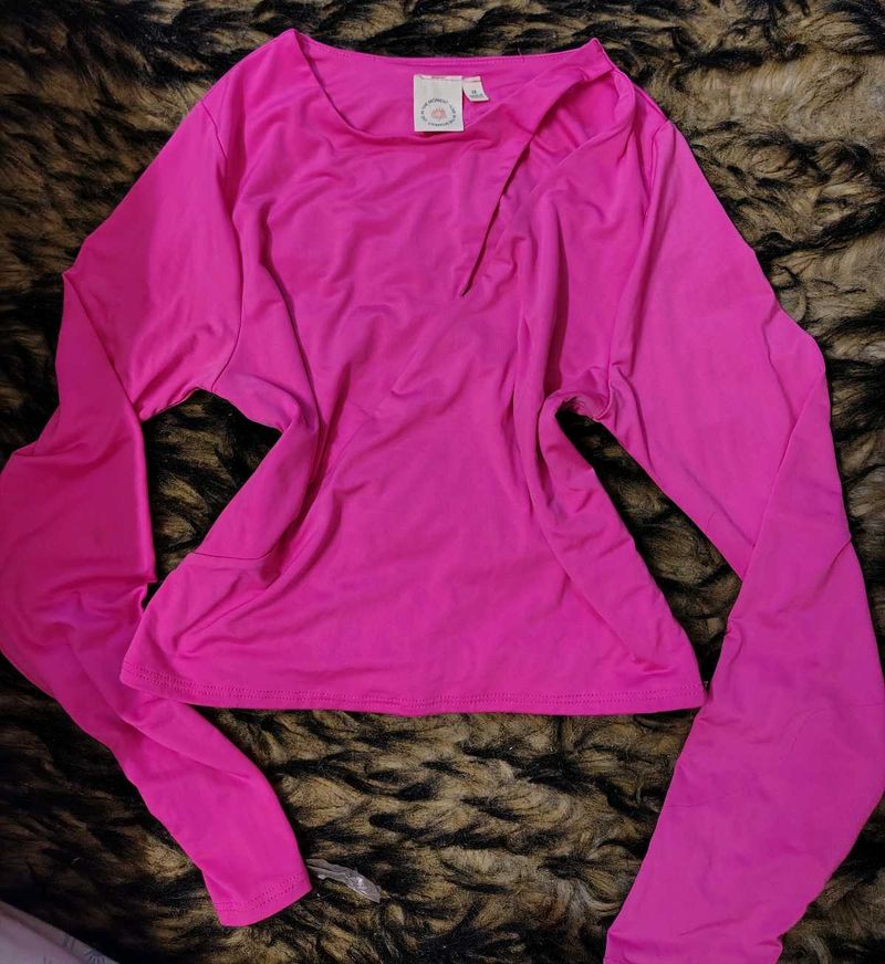 Pink Long Sleeve Top