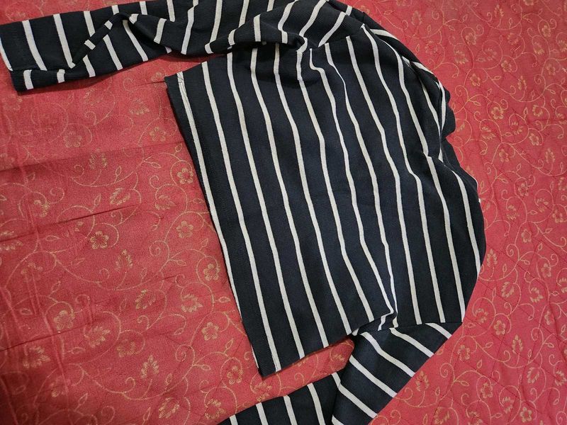 Striped Long Sleeve Top
