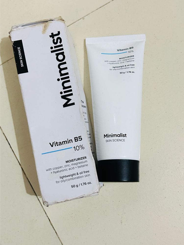 Minimalist Vitamin B5 Moisturizer
