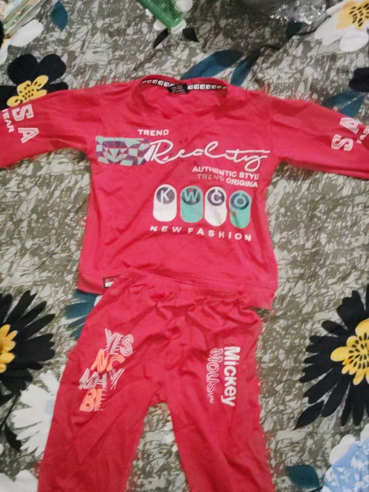 Red Kids Clothing Set