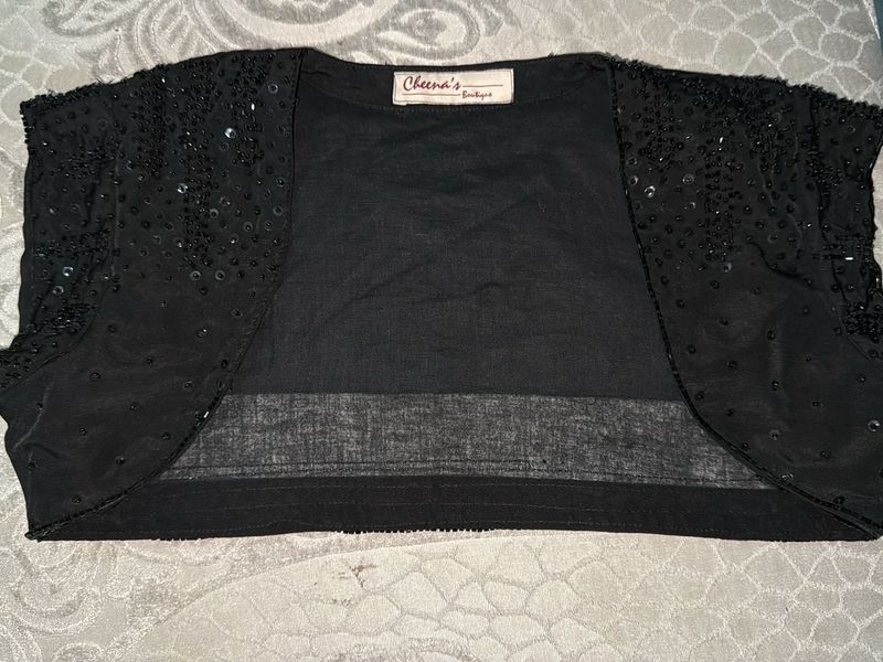 Sequin Embellished Bolero