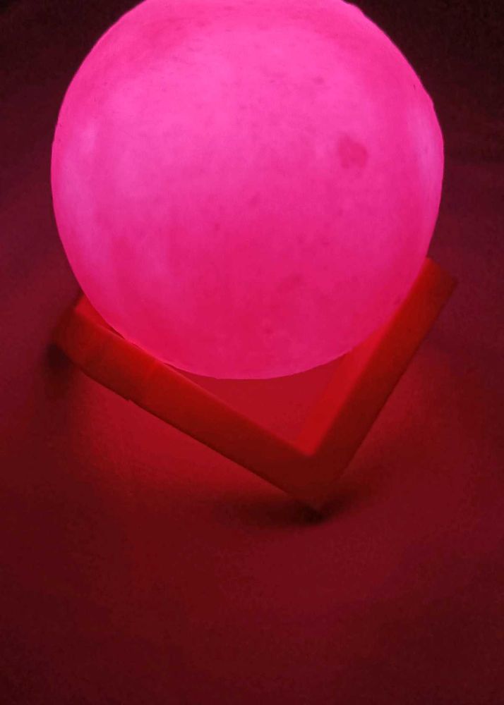 Beautiful Pink Moon Lamp